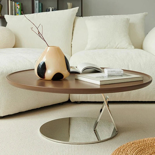 Alinda Italian Minimilist Round Coffee Table 1785 - ALINDA DECOR